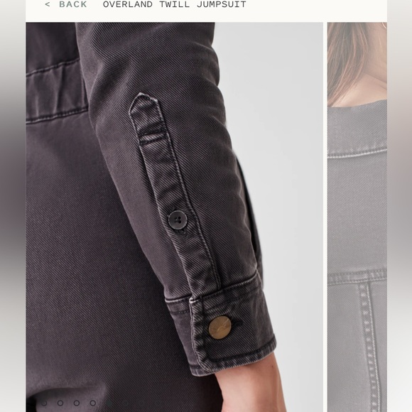 Faherty Overland Twill Jumpsuit Size XS - Picture 3 of 6